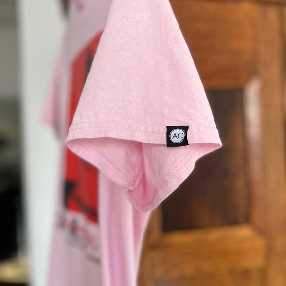 Artist Collective 'Not You' Kanji Light Pink Graphic T-Shirt, Men's Medium - Picture 2 of 6